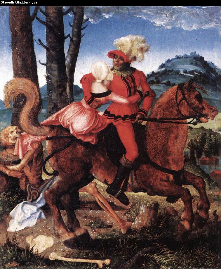 BALDUNG GRIEN, Hans The Knight, the Young Girl, and Death ddww